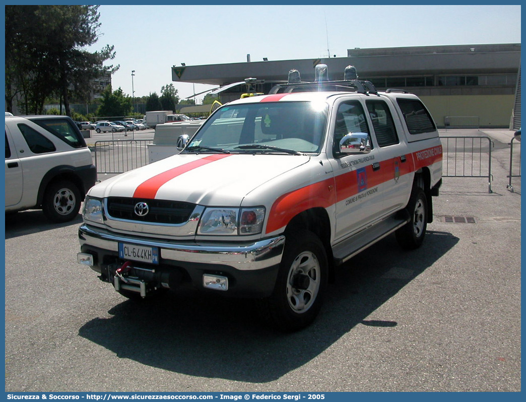 -
Regione Friuli Venezia Giulia
Comune di Prata di Pordenone
Toyota Hilux VI serie restyling
Parole chiave: PC;P.C.;Protezione;Civile;Friuli;Venezia Giulia;Prata di Pordenone;Toyota;Hilux