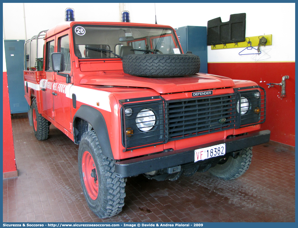 VF 18382
Corpo Nazionale Vigili del Fuoco
Land Rover Defender 130
Parole chiave: VF;VVF;V.F.;V.V.F.;Corpo;Nazionale;Vigili del Fuoco;Vigili;Fuoco;Land Rover;Defender;130