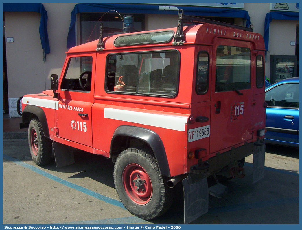 VF 19568
Corpo Nazionale Vigili del Fuoco
Land Rover Defender 90
Parole chiave: VF;VVF;V.F.;V.V.F.;Corpo;Nazionale;Vigili del Fuoco;Vigili;Fuoco;Land Rover;Defender;90;19568