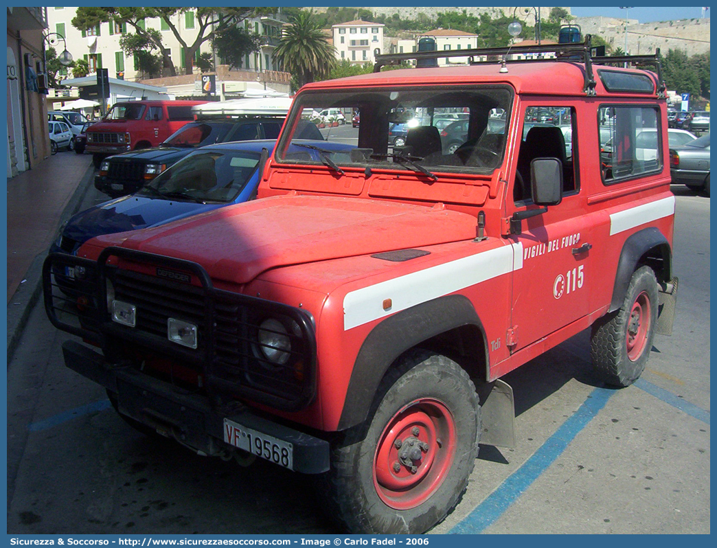 VF 19568
Corpo Nazionale Vigili del Fuoco
Land Rover Defender 90
Parole chiave: VF;VVF;V.F.;V.V.F.;Corpo;Nazionale;Vigili del Fuoco;Vigili;Fuoco;Land Rover;Defender;90;19568