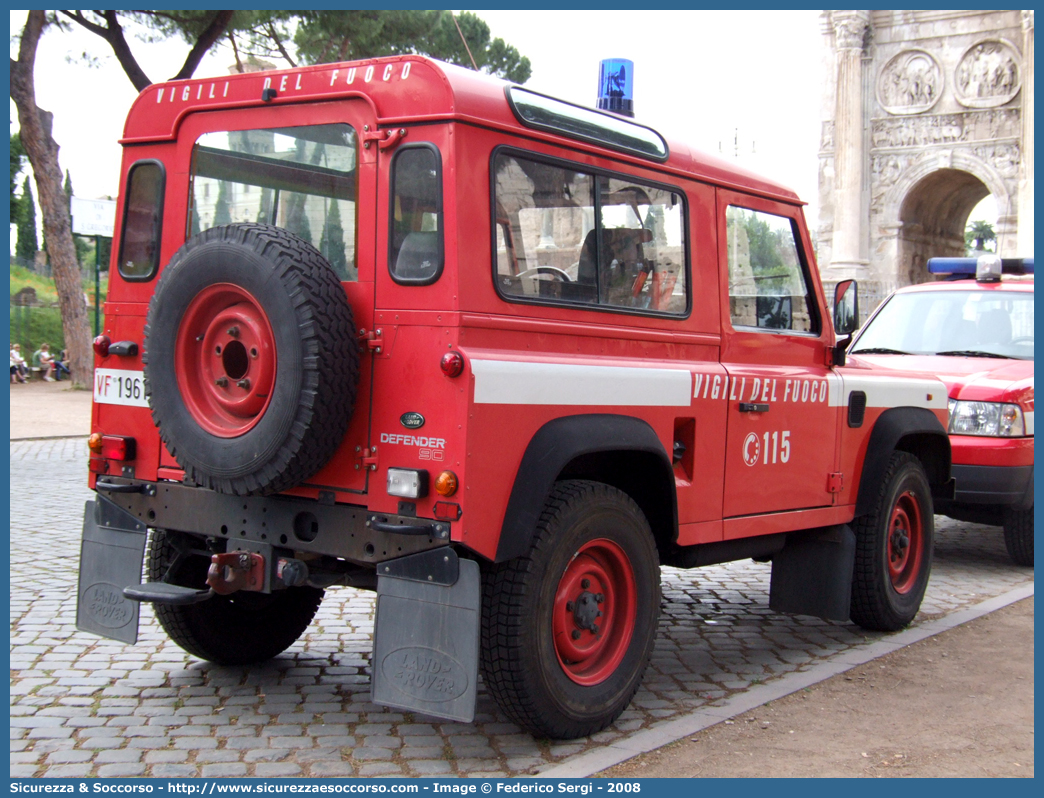 VF 19614
Corpo Nazionale Vigili del Fuoco
Land Rover Defender 90
Parole chiave: VF;VVF;V.F.;V.V.F.;Corpo;Nazionale;Vigili del Fuoco;Vigili;Fuoco;Land Rover;Defender;90;19614