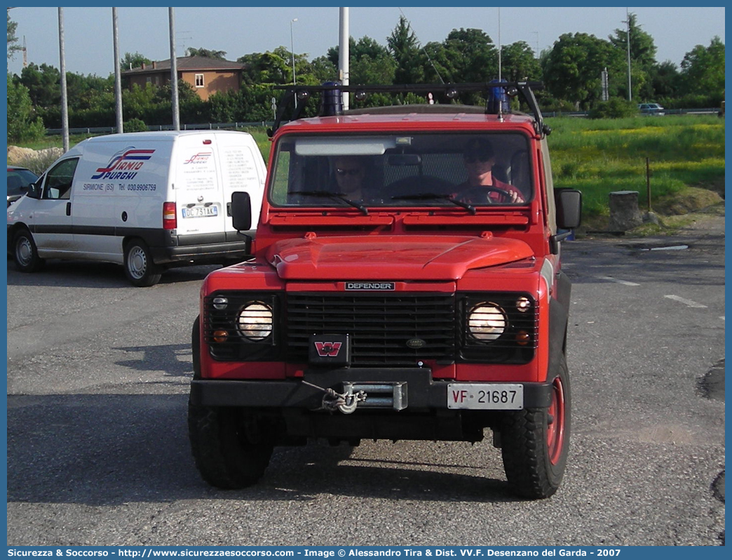 VF 21687
Corpo Nazionale Vigili del Fuoco
Land Rover Defender 90 Pick Up
Parole chiave: VF;VVF;V.F.;V.V.F.;Corpo;Nazionale;Vigili del Fuoco;Vigili;Fuoco;Land Rover;Defender;90;21687