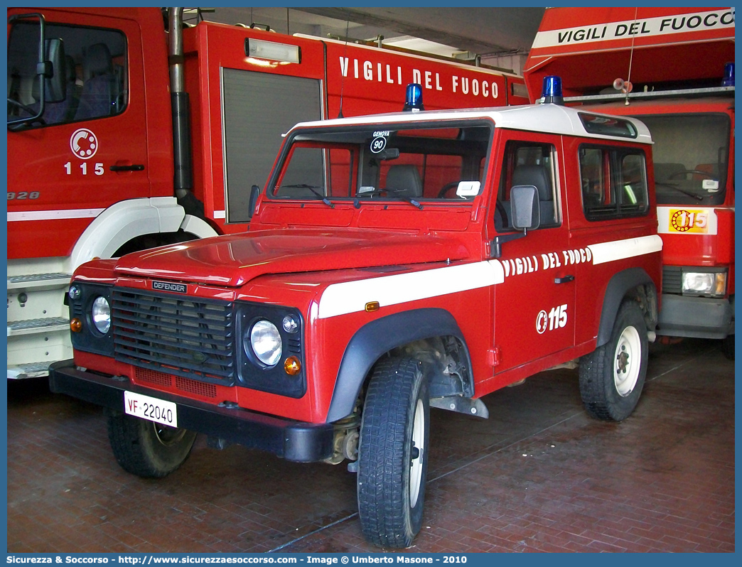 VF 22040
Corpo Nazionale Vigili del Fuoco
Land Rover Defender 90
Parole chiave: VF;VVF;V.F.;V.V.F.;Corpo;Nazionale;Vigili del Fuoco;Vigili;Fuoco;Land Rover;Defender;90;22040