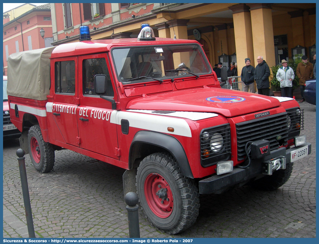 VF 22097
Corpo Nazionale Vigili del Fuoco
Land Rover Defender 130
(fornitura regione Emilia Romagna)
Parole chiave: VF;VVF;V.F.;V.V.F.;Corpo;Nazionale;Vigili del Fuoco;Vigili;Fuoco;Land Rover;Defender;130