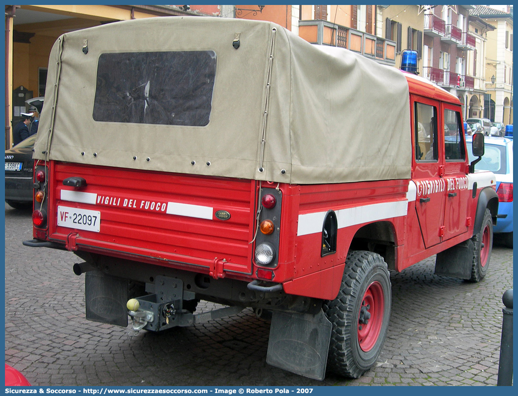 VF 22097
Corpo Nazionale Vigili del Fuoco
Land Rover Defender 130
(fornitura regione Emilia Romagna)
Parole chiave: VF;VVF;V.F.;V.V.F.;Corpo;Nazionale;Vigili del Fuoco;Vigili;Fuoco;Land Rover;Defender;130