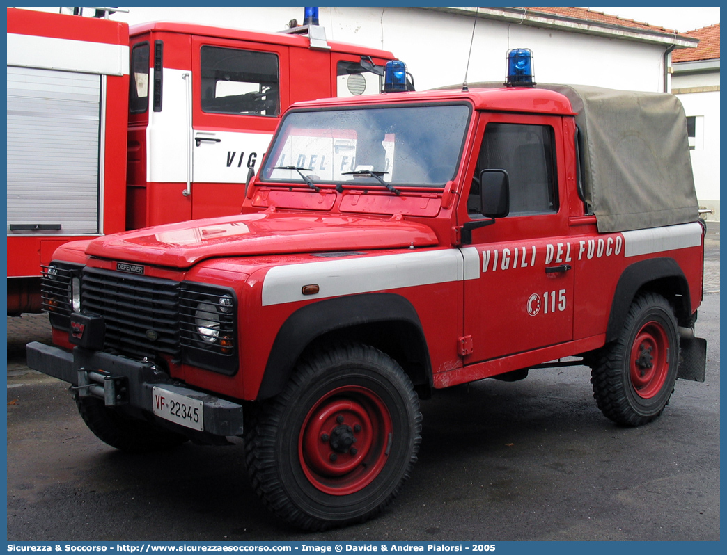 VF 22345
Corpo Nazionale Vigili del Fuoco
Land Rover Defender 90 Pick Up
Parole chiave: VF;VVF;V.F.;V.V.F.;Corpo;Nazionale;Vigili del Fuoco;Vigili;Fuoco;Land Rover;Defender;90;22345