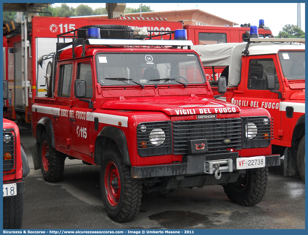 VF 22738
Corpo Nazionale Vigili del Fuoco
Land Rover Defender 110
Parole chiave: VF;VVF;V.F.;V.V.F.;Corpo;Nazionale;Vigili del Fuoco;Vigili;Fuoco;Land Rover;Defender;110