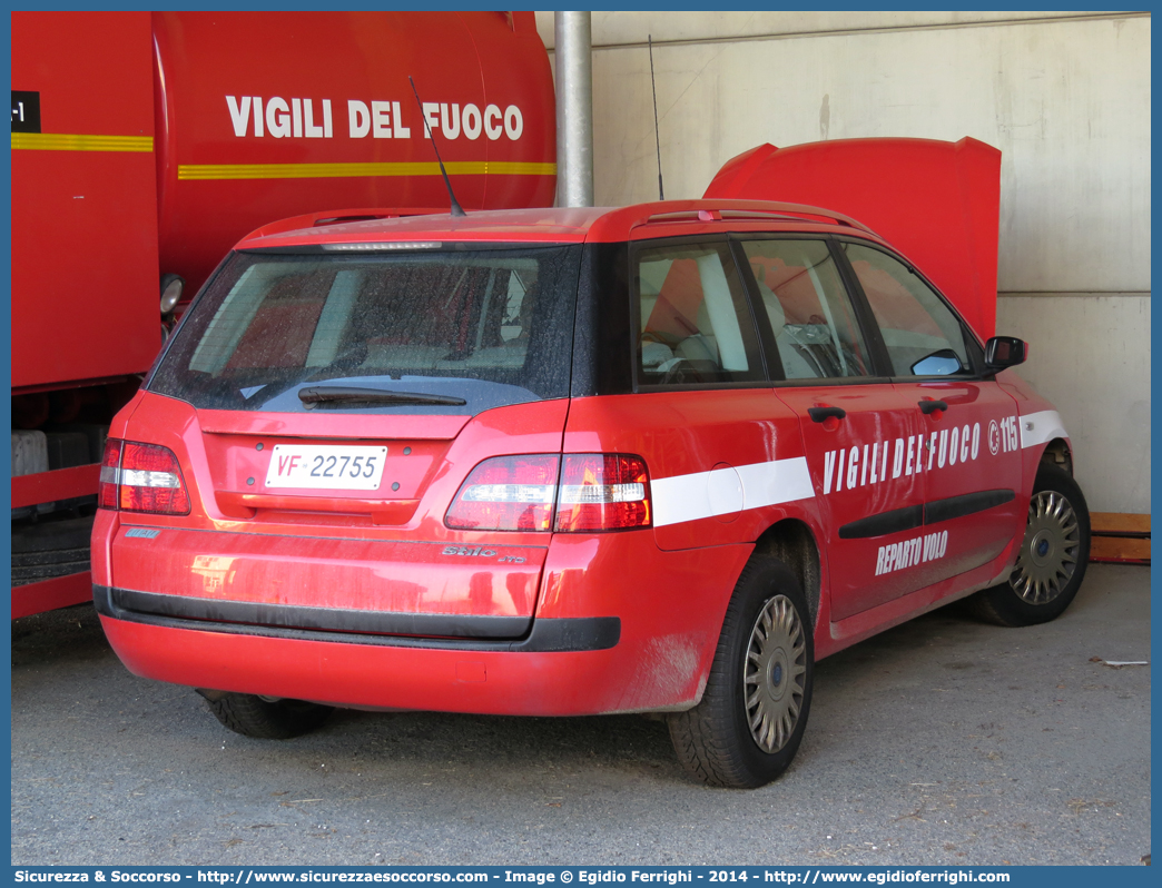 VF 22755
Corpo Nazionale Vigili del Fuoco
Reparto Volo
Fiat Stilo Multiwagon
Parole chiave: VF;V.F.;VVF;V.V.F.;Corpo;Nazionale;Vigili del Fuoco;Vigili;Fuoco;Elicotteri;Aviazione;Volo;Fiat;Stilo;Multiwagon;22755