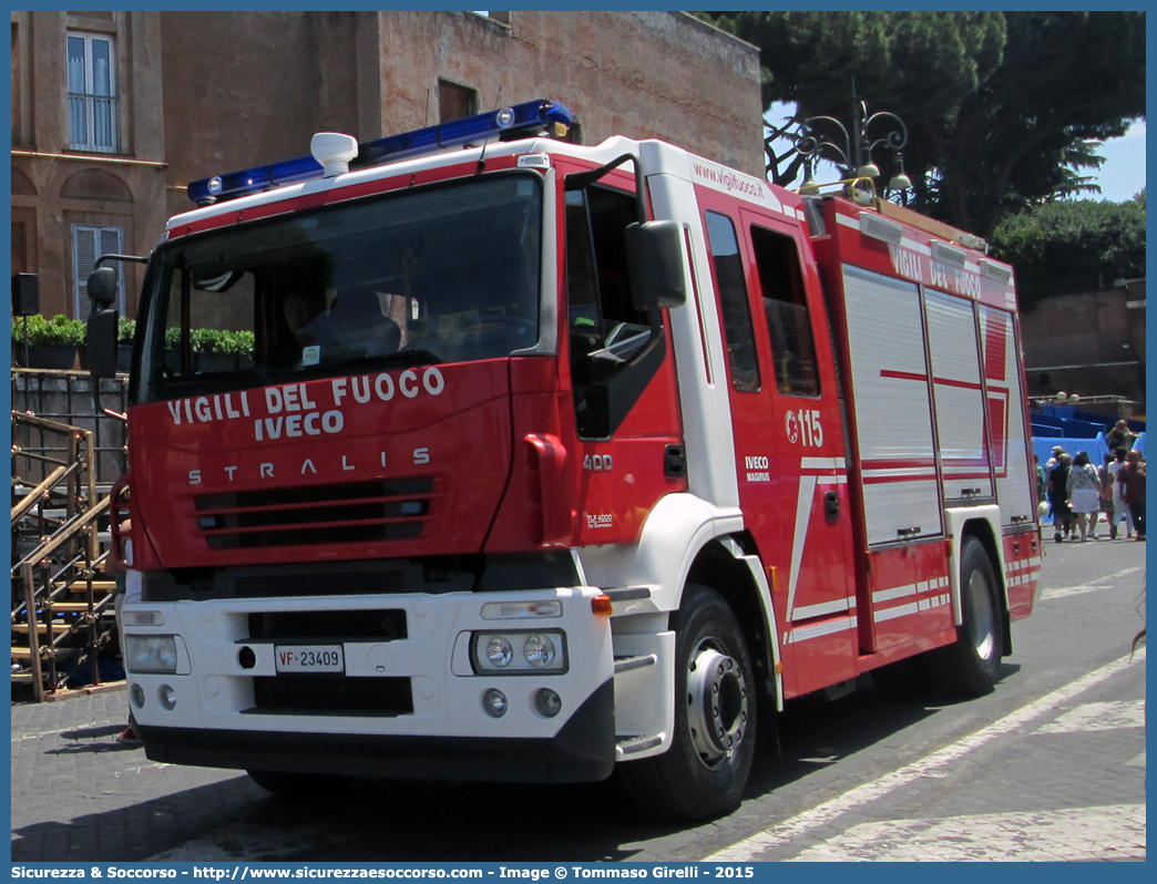 VF 23409
Corpo Nazionale Vigili del Fuoco
Iveco Magirus Stralis 
190S40 I serie "Active Fire"
Parole chiave: VVF;V.V.F.;Corpo;Nazionale;Vigili;del;Fuoco;AutoPompaSerbatoio;APS;A.P.S.;Iveco;Magirus;Stralis;190S40;Active;Fire