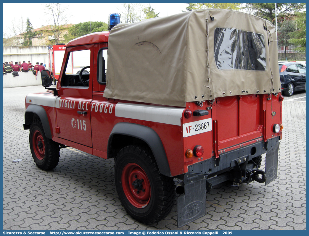 VF 23867
Corpo Nazionale Vigili del Fuoco
Land Rover Defender 90 Pick Up
Parole chiave: VF;VVF;V.F.;V.V.F.;Corpo;Nazionale;Vigili del Fuoco;Vigili;Fuoco;Land Rover;Defender;90;23867