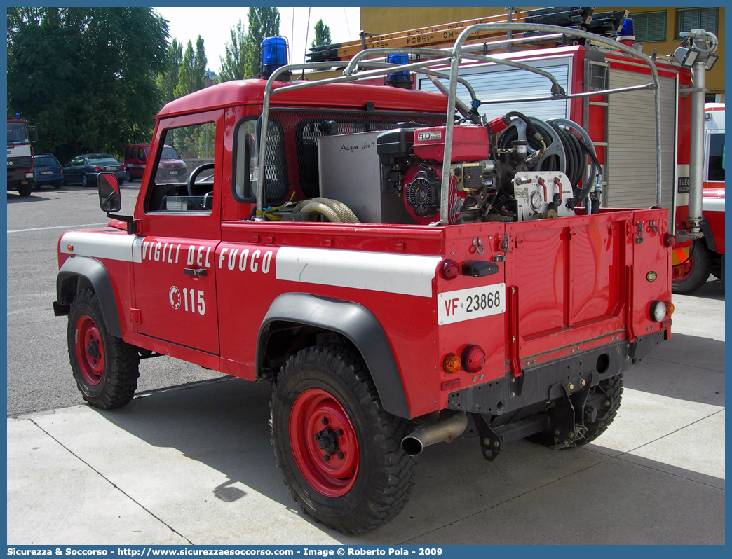 VF 23868
Corpo Nazionale Vigili del Fuoco
Land Rover Defender 90 Pick Up
Parole chiave: VF;VVF;V.F.;V.V.F.;Corpo;Nazionale;Vigili del Fuoco;Vigili;Fuoco;Land Rover;Defender;90;23868