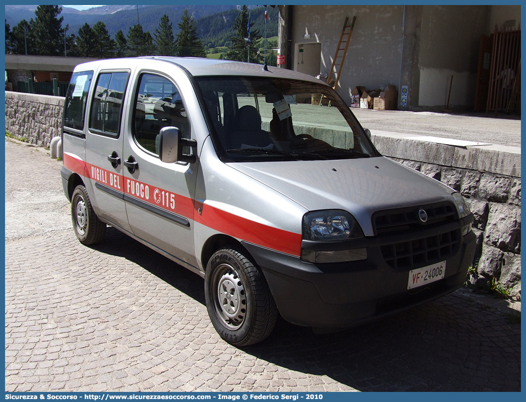 VF 24006
Corpo Nazionale Vigili del Fuoco
Fiat Doblò I serie
Parole chiave: VVF;V.V.F.;Corpo;Nazionale;Vigili;del;Fuoco;Fiat;Doblò;Doblo