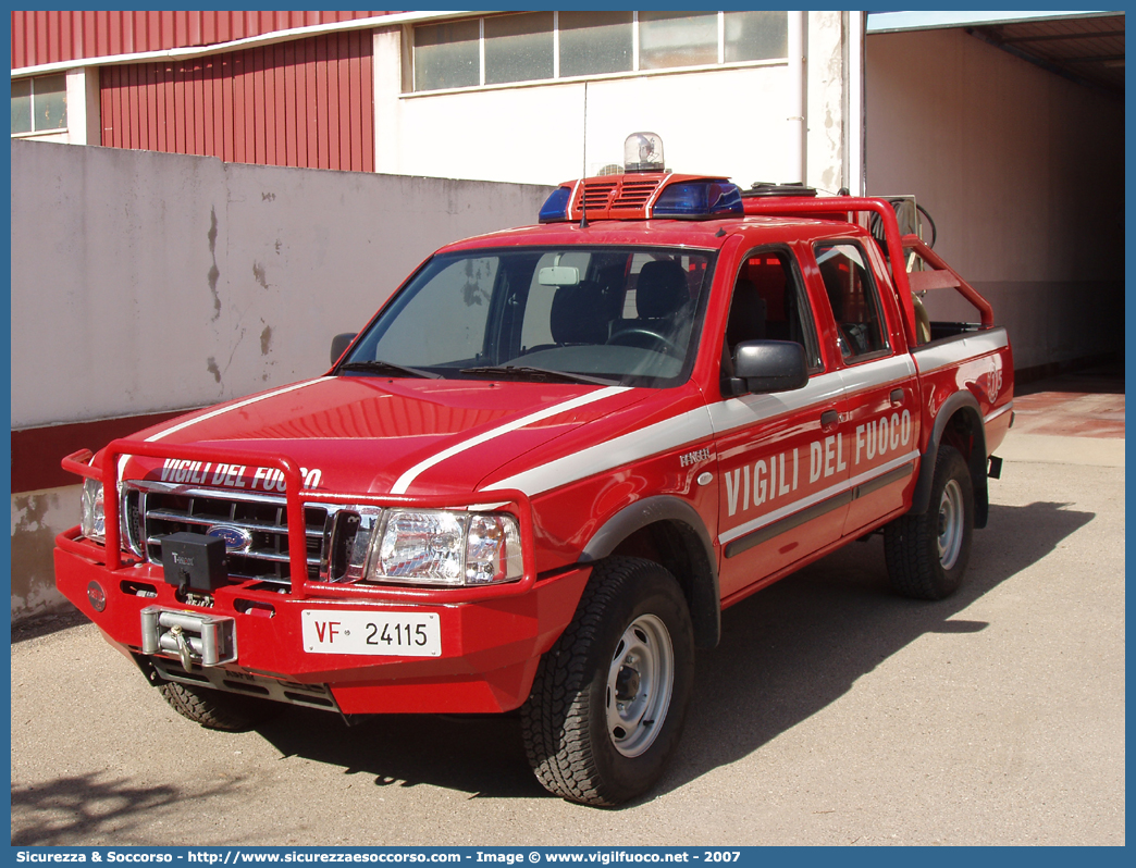 VF 24115
Corpo Nazionale Vigili del Fuoco
Ford Ranger I serie restyling
Parole chiave: VVF;V.V.F.;Corpo;Nazionale;Vigili;del;Fuoco;Ford;Ranger