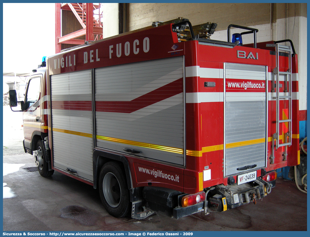 VF 24639
Corpo Nazionale Vigili del Fuoco
Mitsubishi Canter
Allestitore BAI S.r.l.
Parole chiave: VVF;V.V.F.;Corpo;Nazionale;Vigili;del;Fuoco;AutoPompaSerbatoio;APS;A.P.S.;Mitsubishi;Canter;BAI