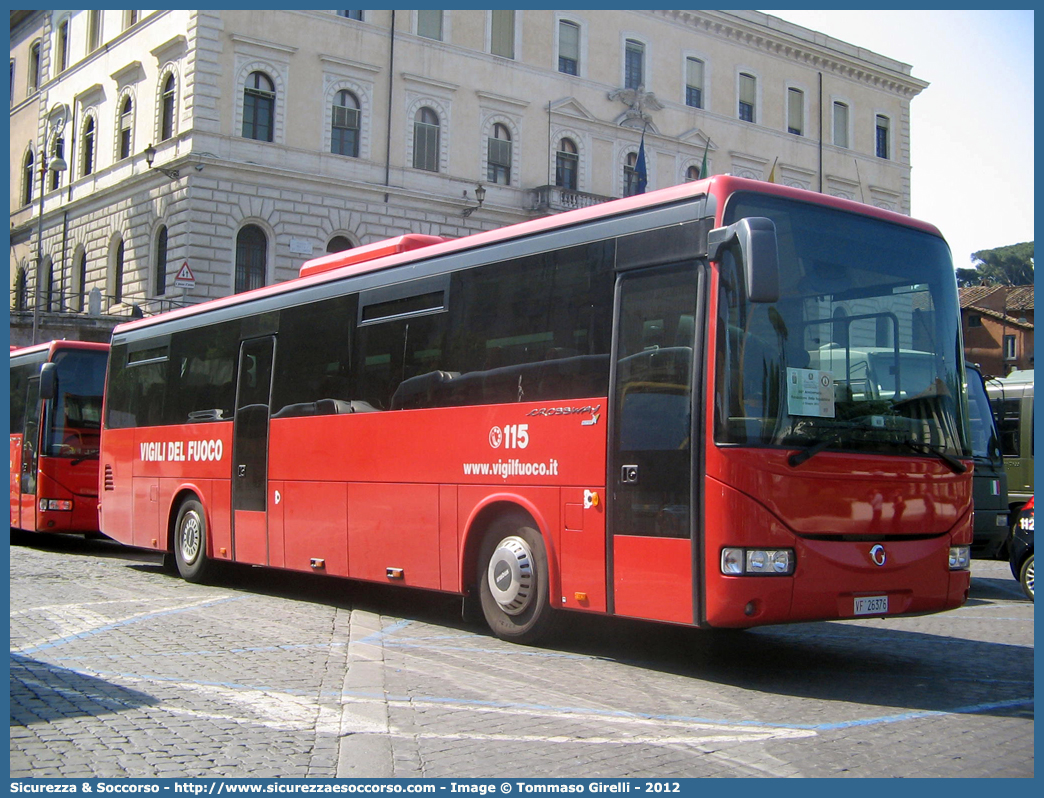 VF 26376
Corpo Nazionale Vigili del Fuoco
Iveco Irisbus Crossway
Parole chiave: VVF;V.V.F.;Corpo;Nazionale;Vigili;del;Fuoco;Iveco;Irisbus;Crossway