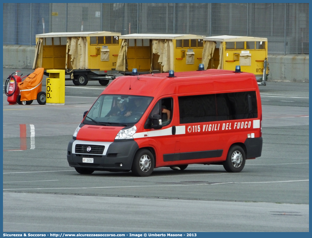 VF 26387
Corpo Nazionale Vigili del Fuoco
Fiat Ducato III serie
Parole chiave: VVF;V.V.F.;Corpo;Nazionale;Vigili;del;Fuoco;Fiat;Ducato;X250