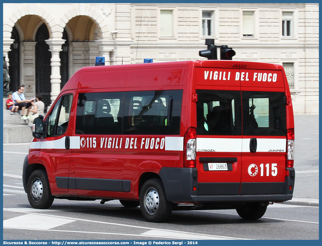 VF 26863
Corpo Nazionale Vigili del Fuoco
Citroen Jumper III serie
Parole chiave: VVF;V.V.F.;Corpo;Nazionale;Vigili;del;Fuoco;Citroen;Jumper