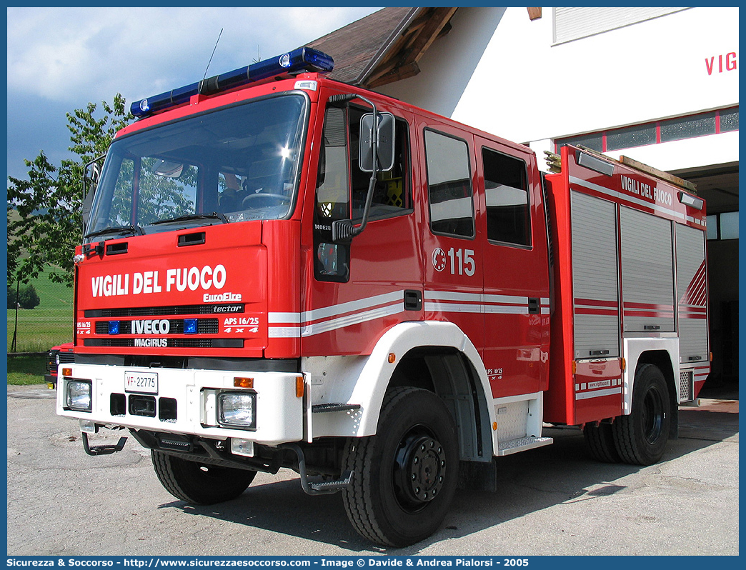 VF 22775
Corpo Nazionale Vigili del Fuoco
Iveco Magirus EuroFire
140E28 4x4 I serie
Parole chiave: VVF;V.V.F.;Corpo;Nazionale;Vigili;del;Fuoco;AutoPompaSerbatoio;APS;A.P.S.;Iveco;Magirus;EuroFire;140E28;4x4