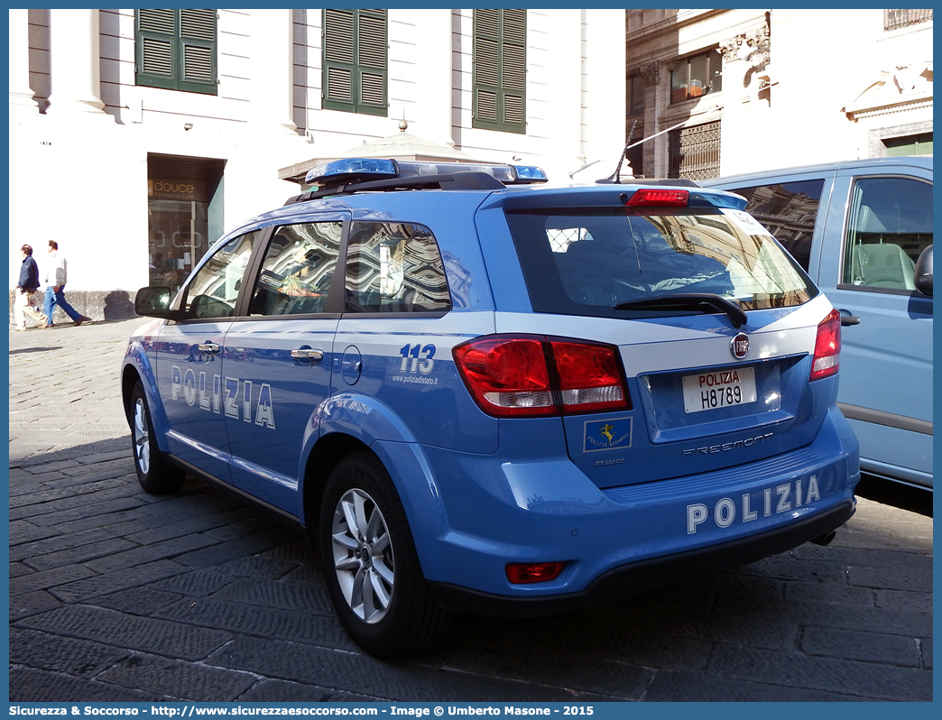 Polizia H8789
Polizia di Stato
Polizia Stradale
Fiat Freemont
Parole chiave: PS;P.S.;Polizia;di;Stato;Pubblica;Sicurezza;Stradale;Fiat;Freemont;H8789