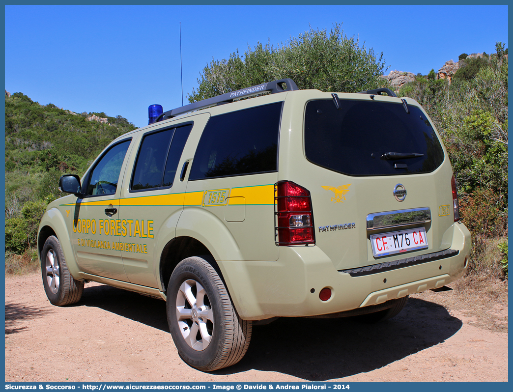 CFva M76 CA
Corpo Forestale
e di Vigilanza Ambientale
Regione Sardegna
Nissan Pathfinder III serie
Allestitore MAVE s.r.l.
Parole chiave: Corpo;Forestale;Vigilanza;Ambientale;Sardegna;CFVA;C.F.V.A.;Nissan;Pathfinder;Mave