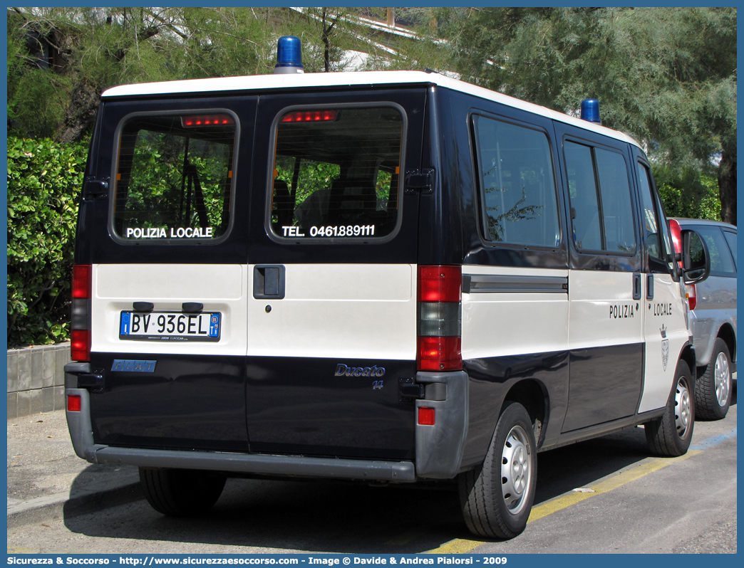 -
Polizia Locale
Comune di Trento
Fiat Ducato II serie
Parole chiave: Polizia;Locale;Municipale;Trento;Fiat;Ducato