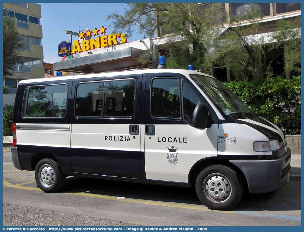 -
Polizia Locale
Comune di Trento
Fiat Ducato II serie
Parole chiave: Polizia;Locale;Municipale;Trento;Fiat;Ducato