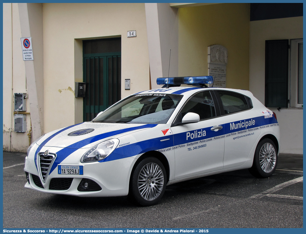 Polizia Locale YA929AJ
Polizia Municipale
Comune di Boretto
Alfa Romeo Nuova Giulietta
I serie
Allestitore Bertazzoni S.r.l.
Parole chiave: Polizia;Locale;Municipale;Boretto;Alfa Romeo;Nuova Giulietta;Bertazzoni;YA929AJ;YA 929 AJ