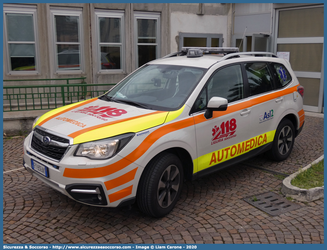 SIERRA 1
118 Savona Soccorso
Subaru Forester VI serie restyling
Allestitore Bertazzoni S.r.l.
Parole chiave: 118;Savona;Soccorso;Automedica;Subaru;Forester;Bertazzoni