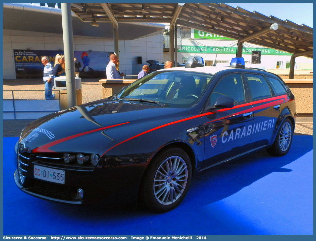 CC DI535
Arma dei Carabinieri
Alfa Romeo 159 Sportwagon
Parole chiave: CC;Arma;dei;Carabinieri;Alfa;Romeo;159;Sportwagon;CI;535