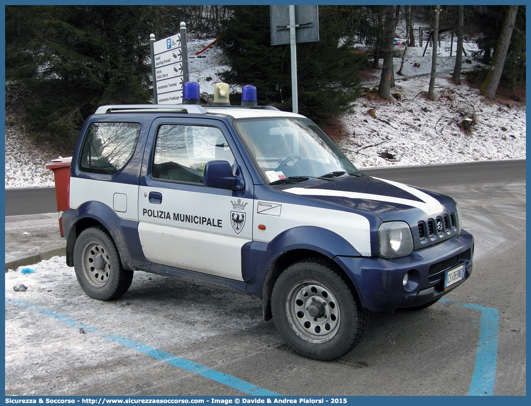 -
Polizia Locale
Comune di Mezzana
Suzuki Jimny
Parole chiave: Polizia;Locale;Municipale;Mezzana;Suzuki;Jimny