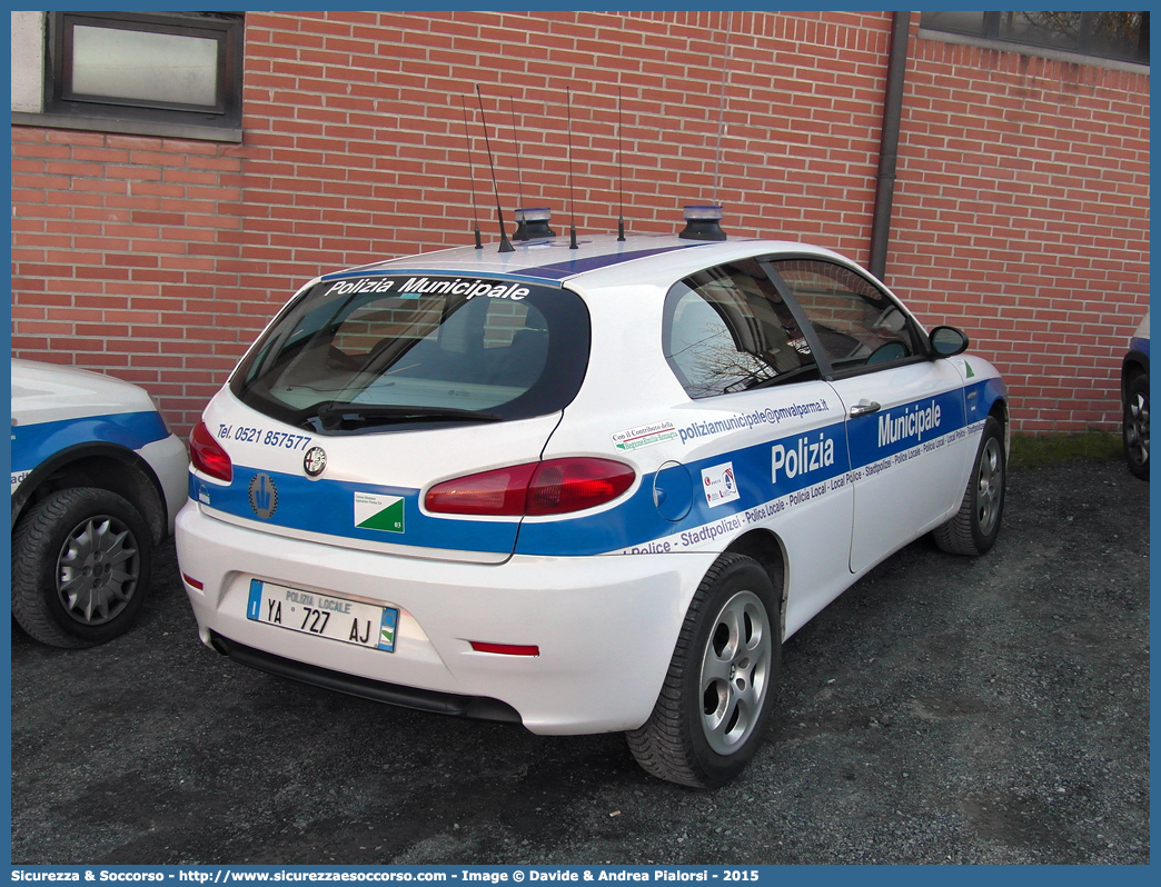 Polizia Locale YA727AJ
Polizia Municipale
Unione Montana Appennino Parma Est
Alfa Romeo 147 II serie
Allestitore Cormar S.a.s.
Parole chiave: Polizia;Locale;Municipale;Parma Est;Langhirano;Lesignano de Bagni;Monchio delle Corti;Neviano degli Arduini;Palanzano;Tizzano Val Parma;Alfa;Romeo;147;Cormar;YA727AJ;YA 727 AJ