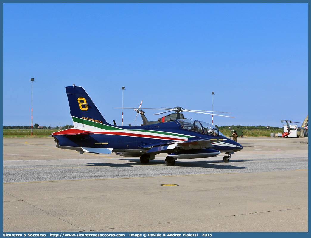 Pony 8
Aeronautica Militare Italiana
Aermacchi MB-339PAN
Parole chiave: AM;A.M.I.;AMI;Aeronautica;Militare;Italiana;MB;339PAN