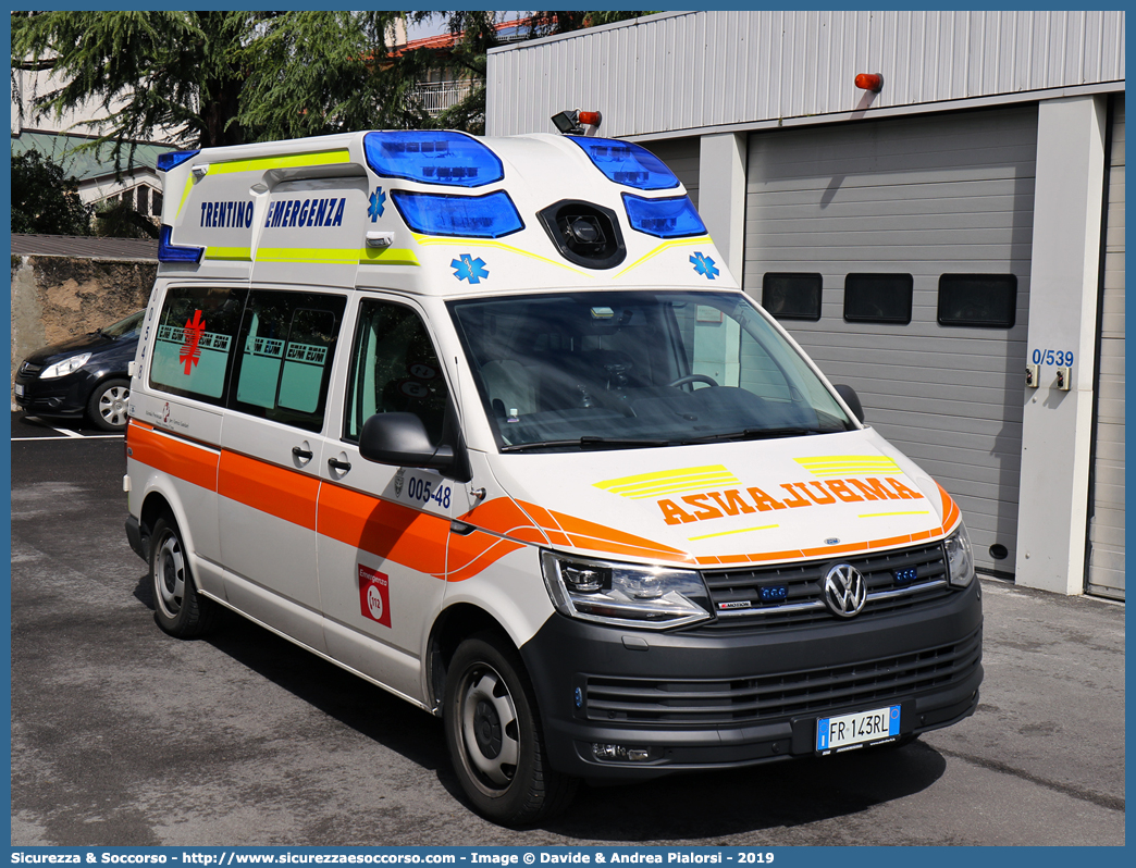 005-48
118 Trentino Emergenza
Volkswagen Transporter T6
Allestitore EDM S.r.l.
Parole chiave: 118;Trento;Trentino;Emergenza;Ambulanza;Autoambulanza;Volkswagen;Transporter;T6;T 6;EDM