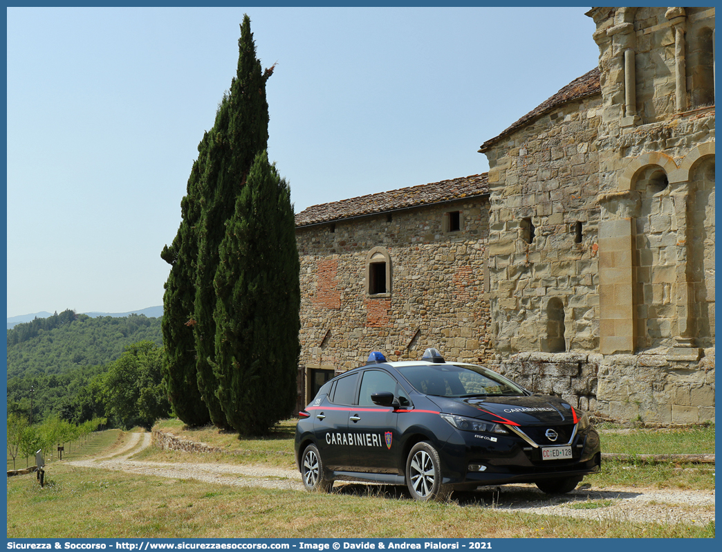 CC ED128
Arma dei Carabinieri
Comando Unità per la Tutela Forestale, 
Ambientale e Agroalimentare
Nissan Leaf II serie
Allestitore Cita Seconda S.r.l.
Parole chiave: CC;C.C.;Arma;dei;Carabinieri;Comando;Unità;per;la;Tutela;Forestale;Ambientale;Agroalimentare;Nissan;Leaf;Cita;Seconda