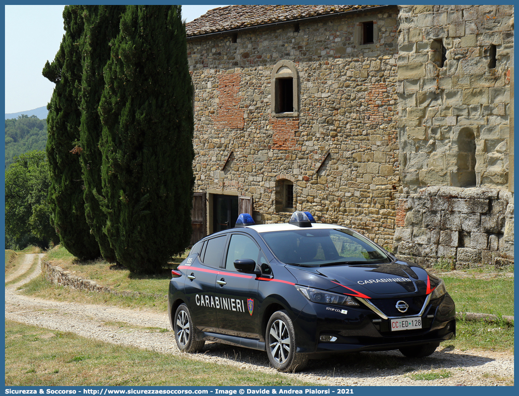 CC ED128
Arma dei Carabinieri
Comando Unità per la Tutela Forestale, 
Ambientale e Agroalimentare
Nissan Leaf II serie
Allestitore Cita Seconda S.r.l.
Parole chiave: CC;C.C.;Arma;dei;Carabinieri;Comando;Unità;per;la;Tutela;Forestale;Ambientale;Agroalimentare;Nissan;Leaf;Cita;Seconda