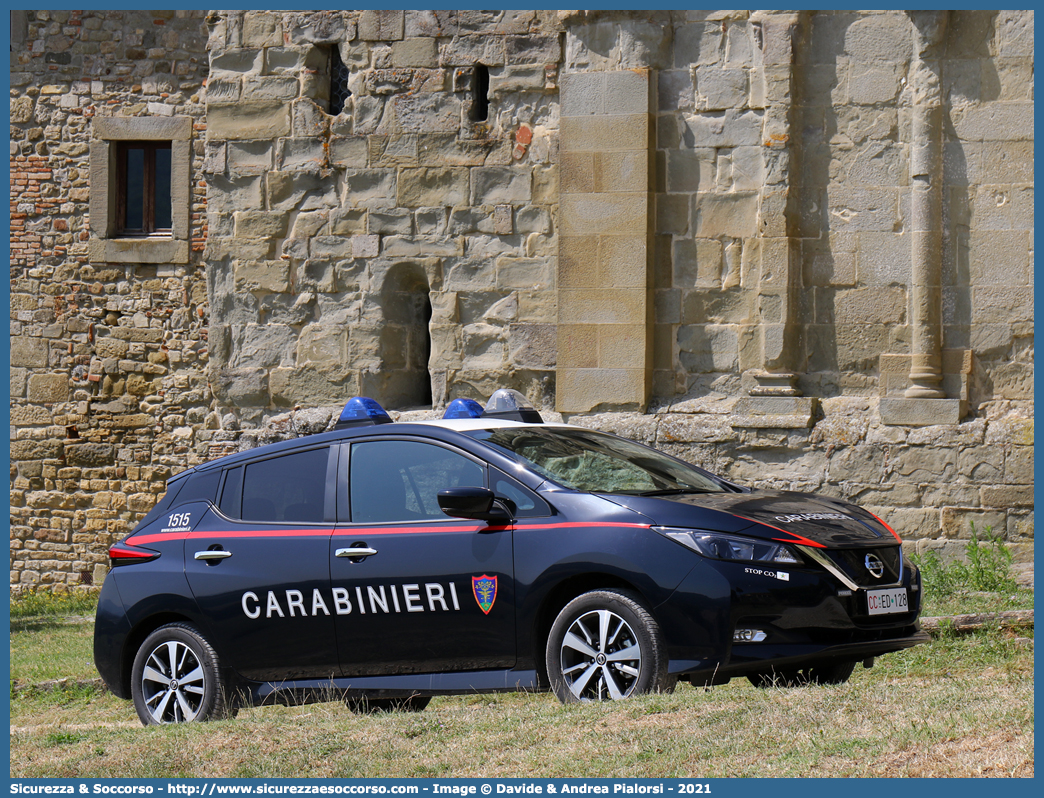 CC ED128
Arma dei Carabinieri
Comando Unità per la Tutela Forestale, 
Ambientale e Agroalimentare
Nissan Leaf II serie
Allestitore Cita Seconda S.r.l.
Parole chiave: CC;C.C.;Arma;dei;Carabinieri;Comando;Unità;per;la;Tutela;Forestale;Ambientale;Agroalimentare;Nissan;Leaf;Cita;Seconda