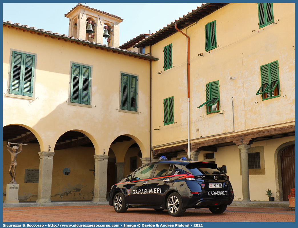 CC ED128
Arma dei Carabinieri
Comando Unità per la Tutela Forestale, 
Ambientale e Agroalimentare
Nissan Leaf II serie
Allestitore Cita Seconda S.r.l.
Parole chiave: CC;C.C.;Arma;dei;Carabinieri;Comando;Unità;per;la;Tutela;Forestale;Ambientale;Agroalimentare;Nissan;Leaf;Cita;Seconda