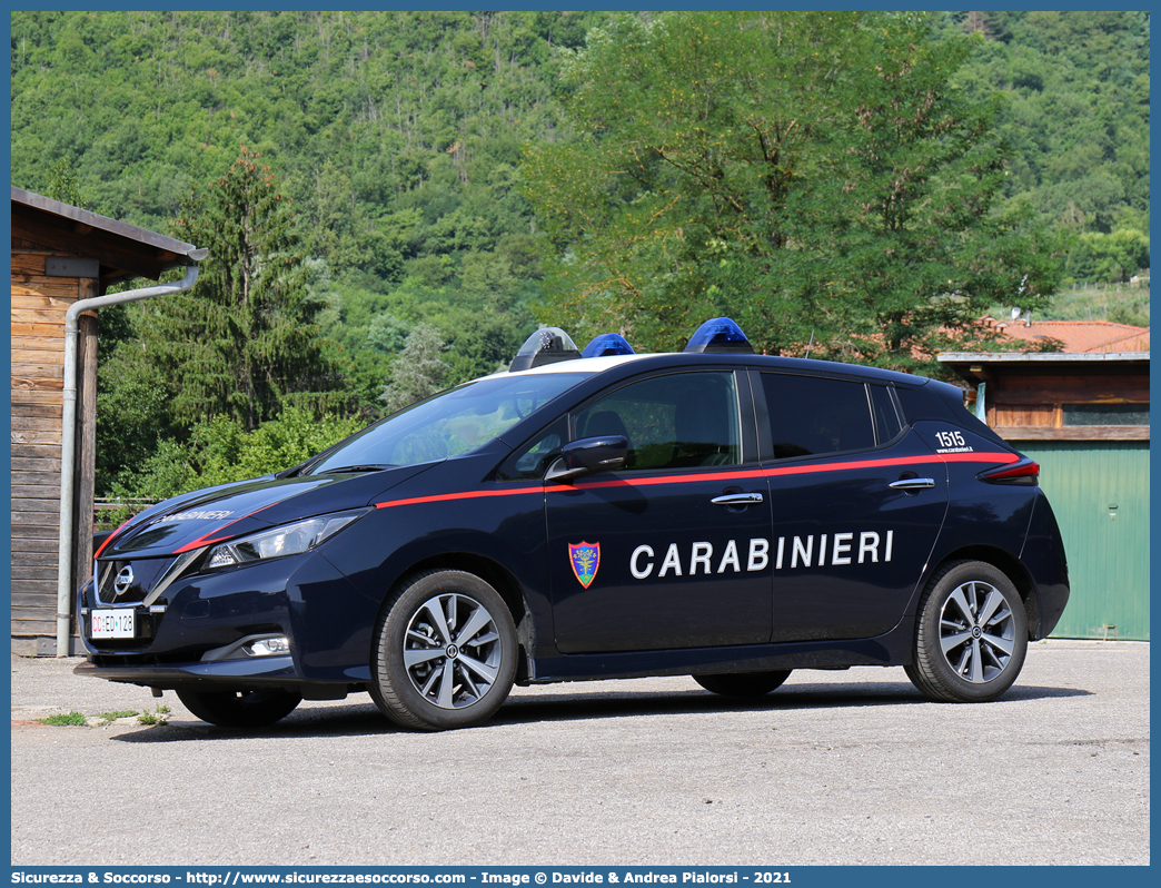 CC ED128
Arma dei Carabinieri
Comando Unità per la Tutela Forestale, 
Ambientale e Agroalimentare
Nissan Leaf II serie
Allestitore Cita Seconda S.r.l.
Parole chiave: CC;C.C.;Arma;dei;Carabinieri;Comando;Unità;per;la;Tutela;Forestale;Ambientale;Agroalimentare;Nissan;Leaf;Cita;Seconda