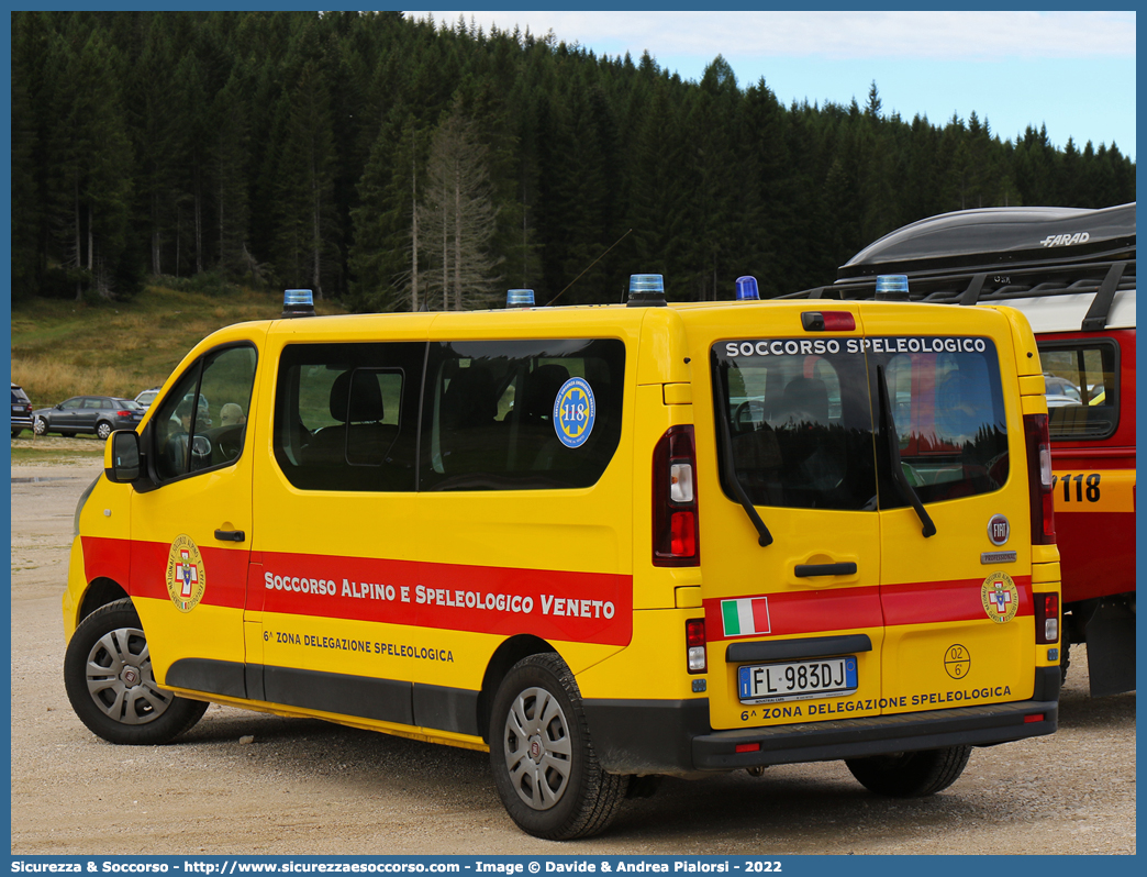 02-6a
Corpo Nazionale
Soccorso Alpino e Speleologico
Regione Veneto
6^ Zona Delegazione Speleologica
Fiat Talento II serie
Parole chiave: CNSAS;C.N.S.A.S.;Corpo;Nazionale;Soccorso;Alpino;Speleologico;Veneto;SASV;S.A.S.V.;Fiat;Talento