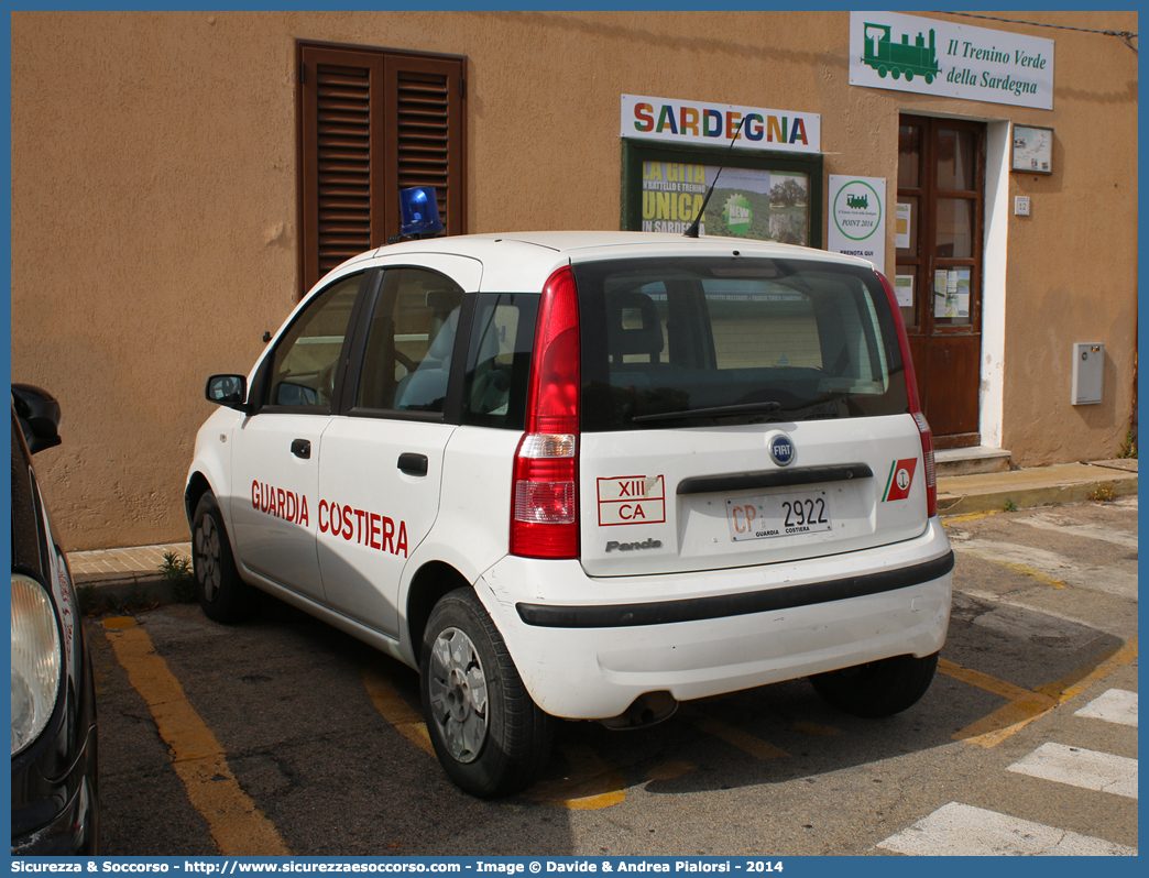 CP 2922
Corpo delle Capitanerie di Porto
Guardia Costiera 
Fiat Nuova Panda I serie restyling
Parole chiave: CP;C.P.;GC;G.C.;Guardia;Costiera;Capitaneria;Capitanerie;di;Porto;Fiat;Nuova;Panda