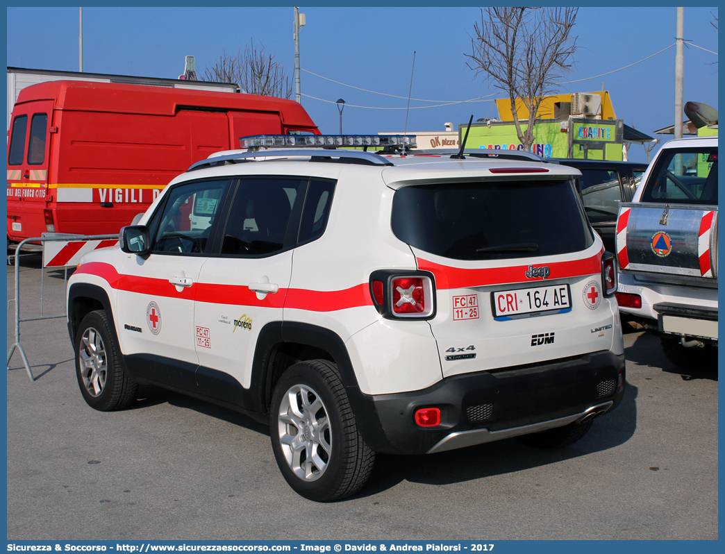 CRI 164AE
Croce Rossa Italiana
Forlì (FC)
Jeep Renegade I serie
Allestitore EDM S.r.l.
Parole chiave: CRI;C.R.I.;Croce;Rossa;Italiana;Forlì;Jeep;Renegade;EDM