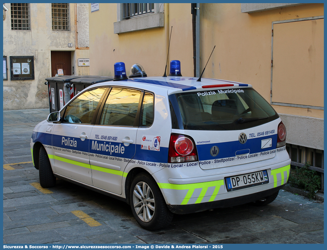 -
Polizia Municipale
Unione Comuni
della Romagna Faentina
Volkswagen Polo IV serie
Allestitore Bertazzoni S.r.l.
Parole chiave: Polizia;Locale;Municipale;Unione;Romagna;Faentina;Faenza;Brisighella;Casola Valsenio;Castel Bolognese;Riolo Terme;Solarolo;Volkswagen;Polo;Bertazzoni