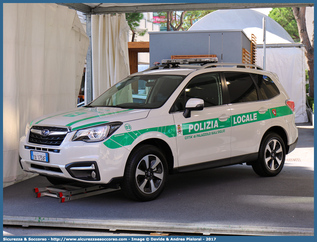 Polizia Locale YA173AF
Polizia Locale
Comune di Palazzolo sull'Oglio
Subaru Forester VI serie
Allestitore Bertazzoni S.r.l.
Parole chiave: Polizia;Locale;Municipale;Palazzolo sull&#039;Oglio;Palazzolo sull Oglio;Subaru;Forester;Bertazzoni