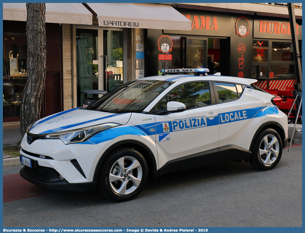 Polizia Locale YA832AL
Polizia Locale
Comune di Grado
Toyota C-HR I serie
Allestitore Futura Veicoli Speciali
Parole chiave: Polizia;Locale;Comunale;Municipale;Grado;Toyota;C-HR;Futura