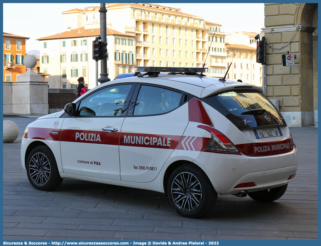 Polizia Locale YA942AP
Polizia Municipale
Comune di Pisa
Lancia Ypsilon Hybrid III serie restyling
Allestitore Focaccia Group S.r.l.
Parole chiave: PL;P.L.;PM;P.M.;Polizia;Locale;Municipale;Pisa;Lancia;Ypsilon;Hybrid;Focaccia;YA942AP;YA 942 AP