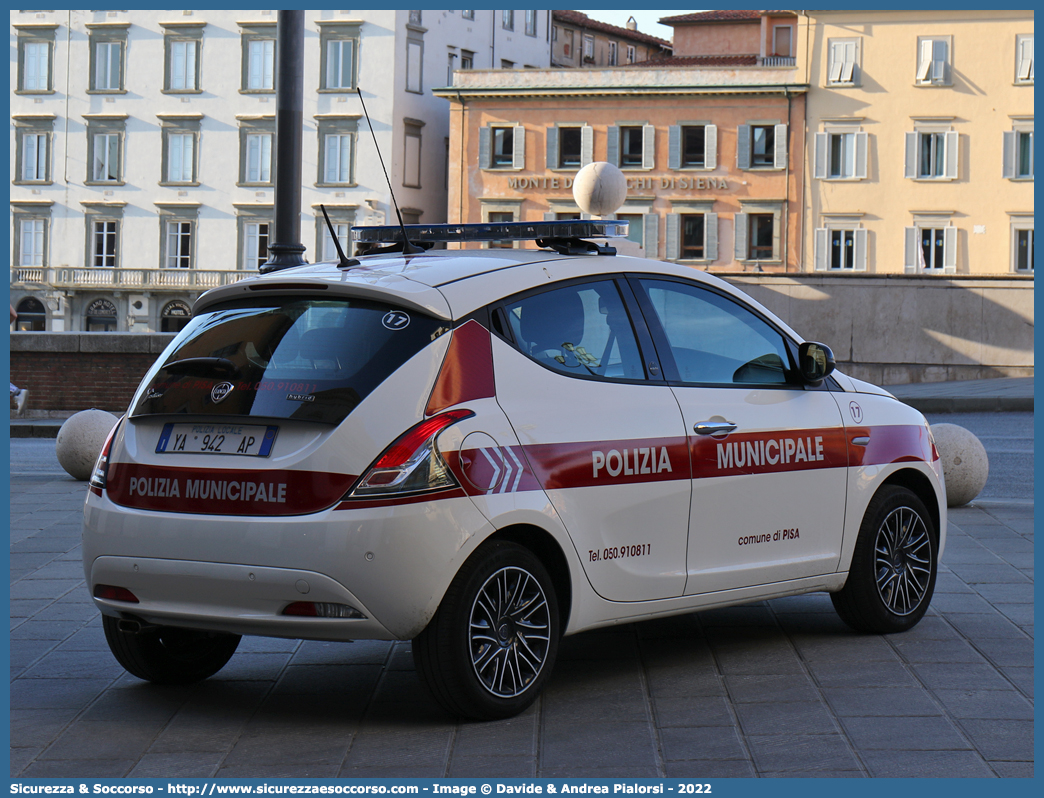 Polizia Locale YA942AP
Polizia Municipale
Comune di Pisa
Lancia Ypsilon Hybrid III serie restyling
Allestitore Focaccia Group S.r.l.
Parole chiave: PL;P.L.;PM;P.M.;Polizia;Locale;Municipale;Pisa;Lancia;Ypsilon;Hybrid;Focaccia;YA942AP;YA 942 AP