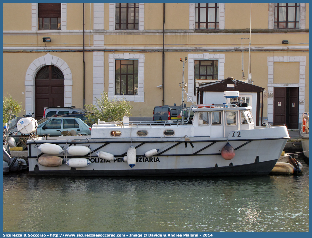 Z2
Polizia Penitenziaria
Servizio Navale
Motovedetta Classe Z
Parole chiave: PolPen;AdiC;Agenti;Custodia;Polizia;Penitenziaria;Servizio;Navale;Motovedetta;Classe;Z