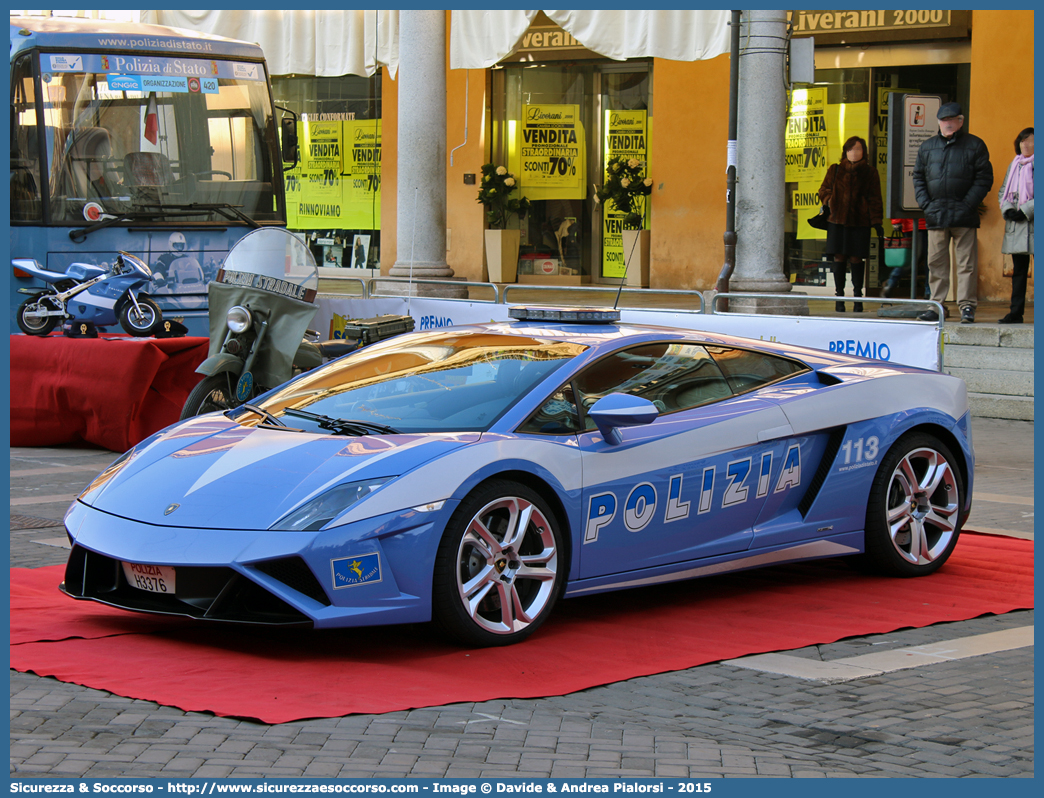 Polizia H3376
Polizia di Stato
Polizia Stradale
Lamborghini Gallardo
LP560-4 restyling
Parole chiave: Polizia di Stato;Polizia;PS;Polizia Stradale;Lamborghini;Gallardo;LP560;restyling;H3376