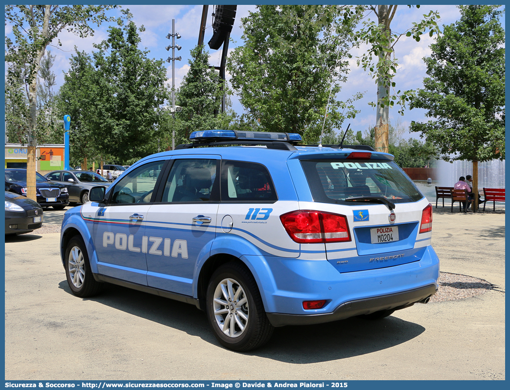 Polizia M0204
Polizia di Stato
Polizia Stradale
Fiat Freemont
(II fornitura)
Parole chiave: PS;P.S.;Polizia;di;Stato;Pubblica;Sicurezza;Stradale;Fiat;Freemont;M0204