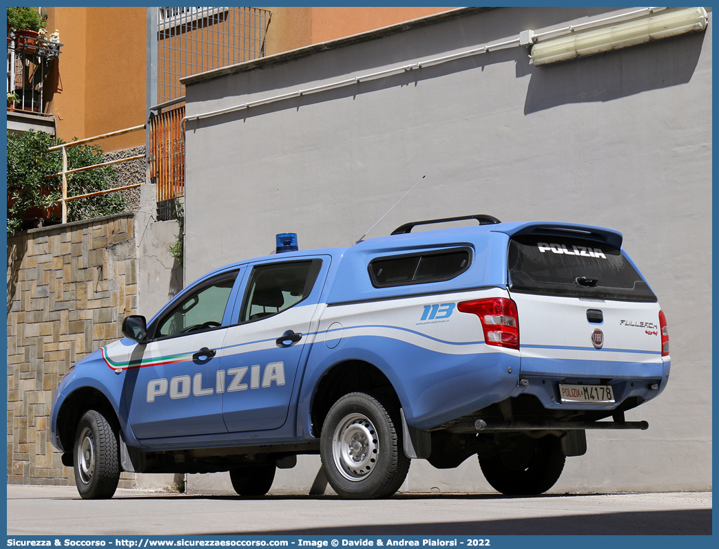 Polizia M4178
Polizia di Stato
Fiat Fullback
Allestitore Nuova Carrozzeria Torinese S.r.l.
Parole chiave: P.S.;PS;Polizia;di;Stato;Pubblica;Sicurezza;Fiat;Fullback;NCT